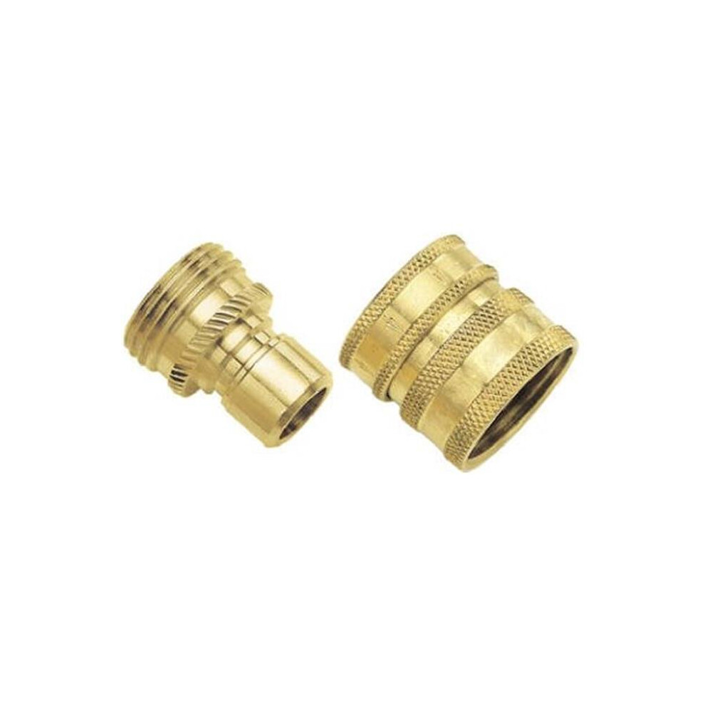 Fiskars 581266 Green Thumb Brass Quick Connector Set