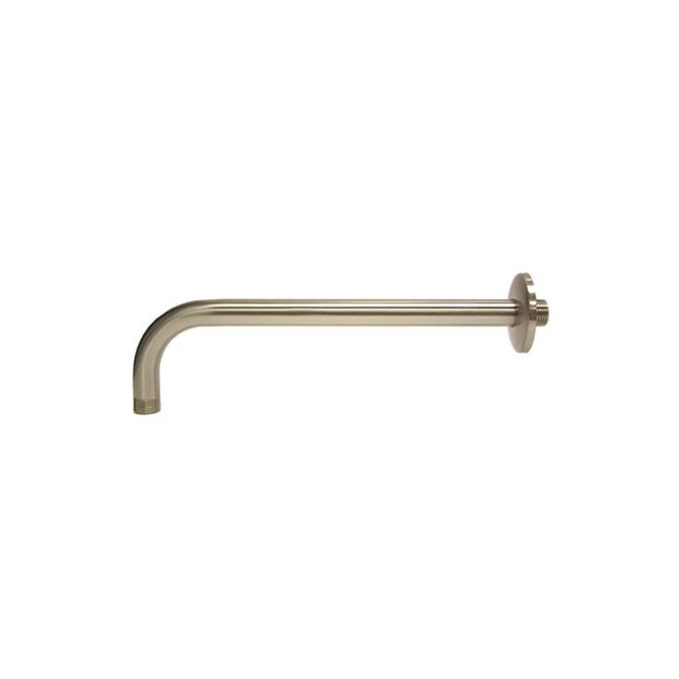 12 Inch Rain Drop Shower Arm - Satin Nickel Finish 654204371567