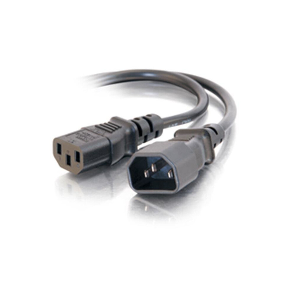 15Ft Computer Power Cord Extension (Iec320 C13 To Iec320 C14) 652513816748
