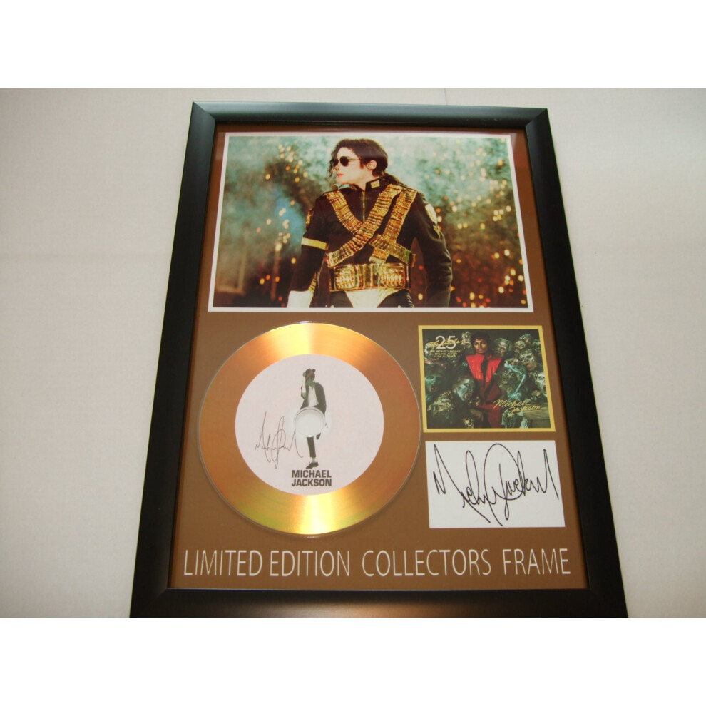 michael jackson gold disc