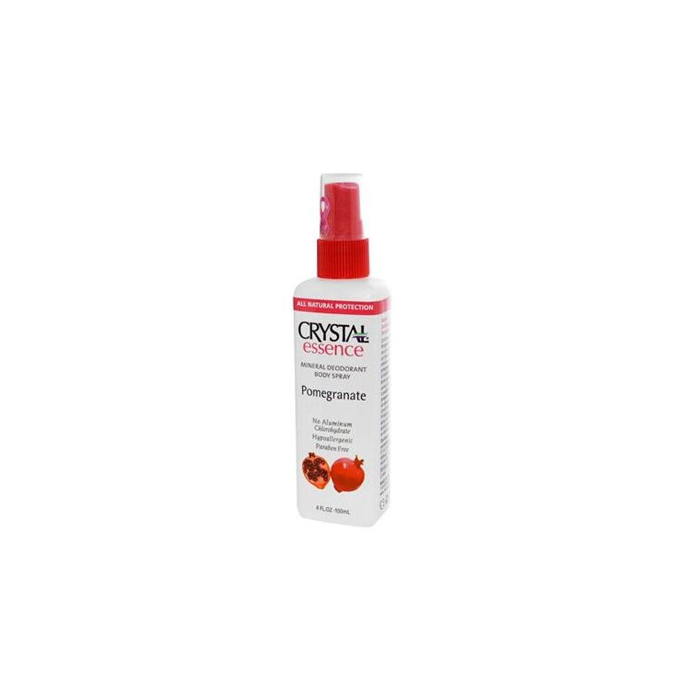 Goldengifts Mineral Deodorant Body Spray Pomegranate - 4 Fl Oz