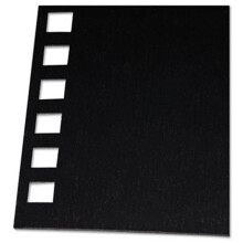 ProClick Pre-Punched Presentation Covers, 11 x 8.5, Black, 25-Pack
