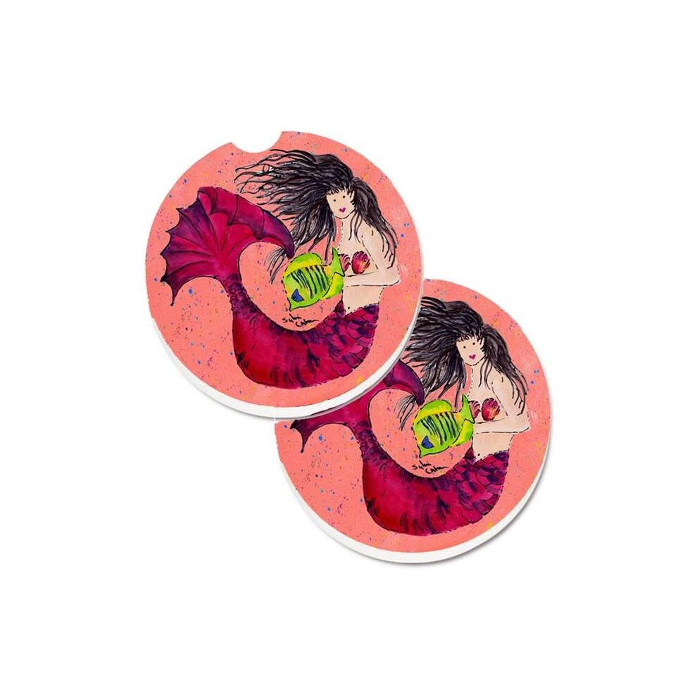 Mermaid Set of 2 Cup Holder Car Coaster-image-OPC-PW87V7-NEW
