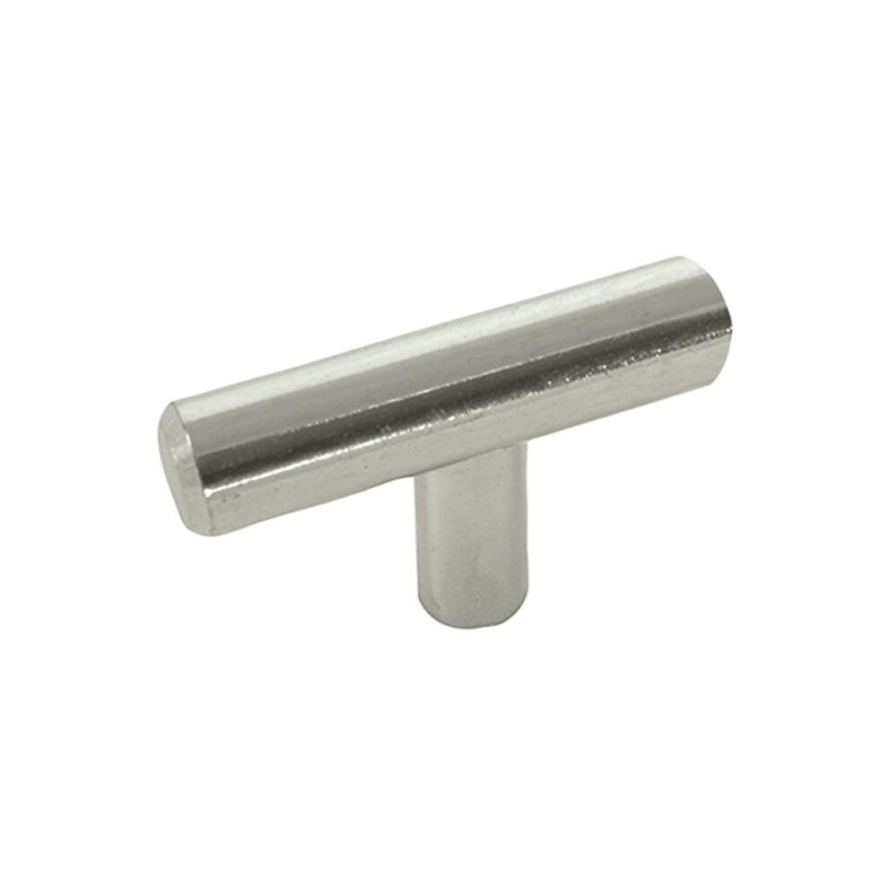 Steel T - Bar Knob - Polished Chrome - 2 In. 723902039779