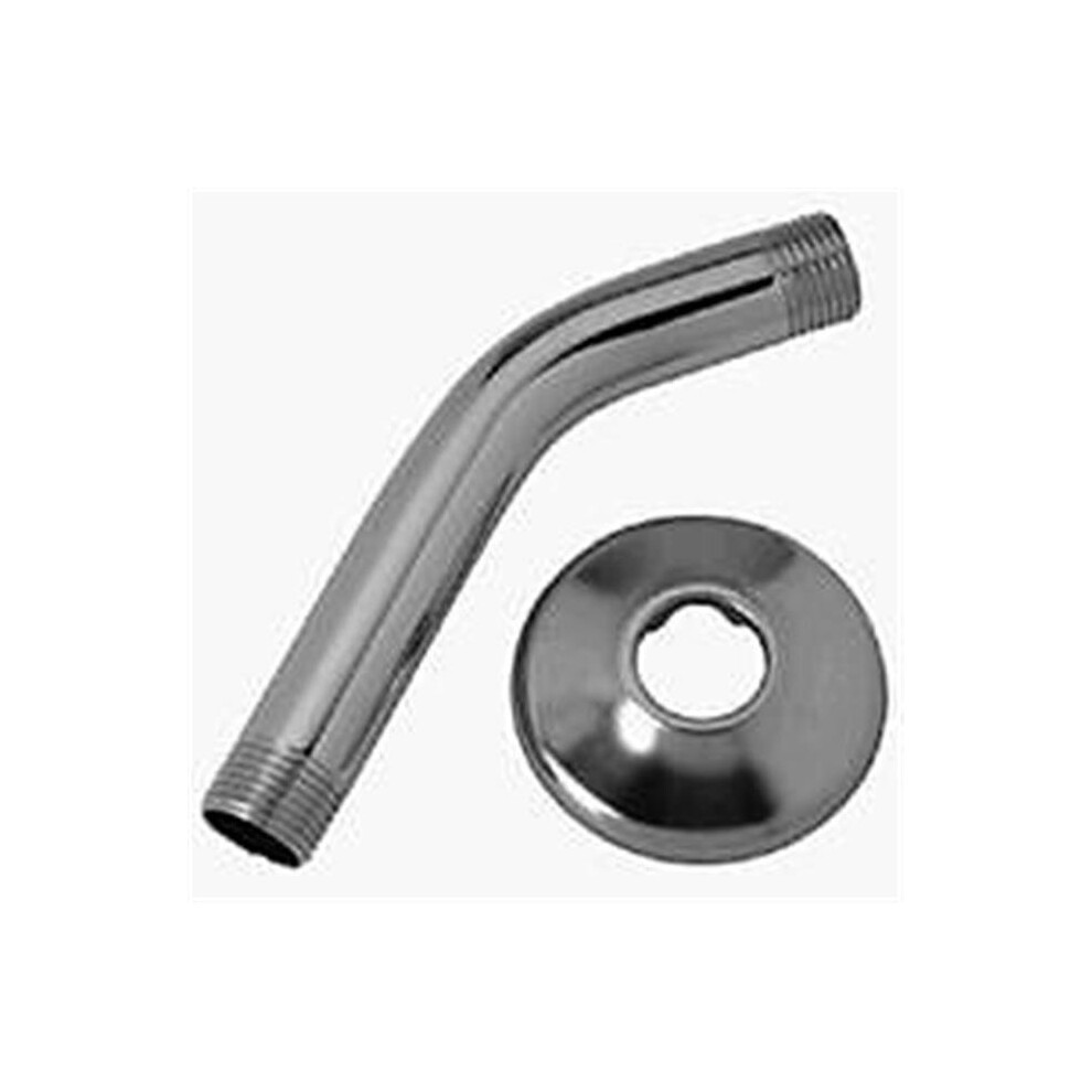 Master Plumber 6 In. Chrome Shower Right Arm & Flange 723902247945