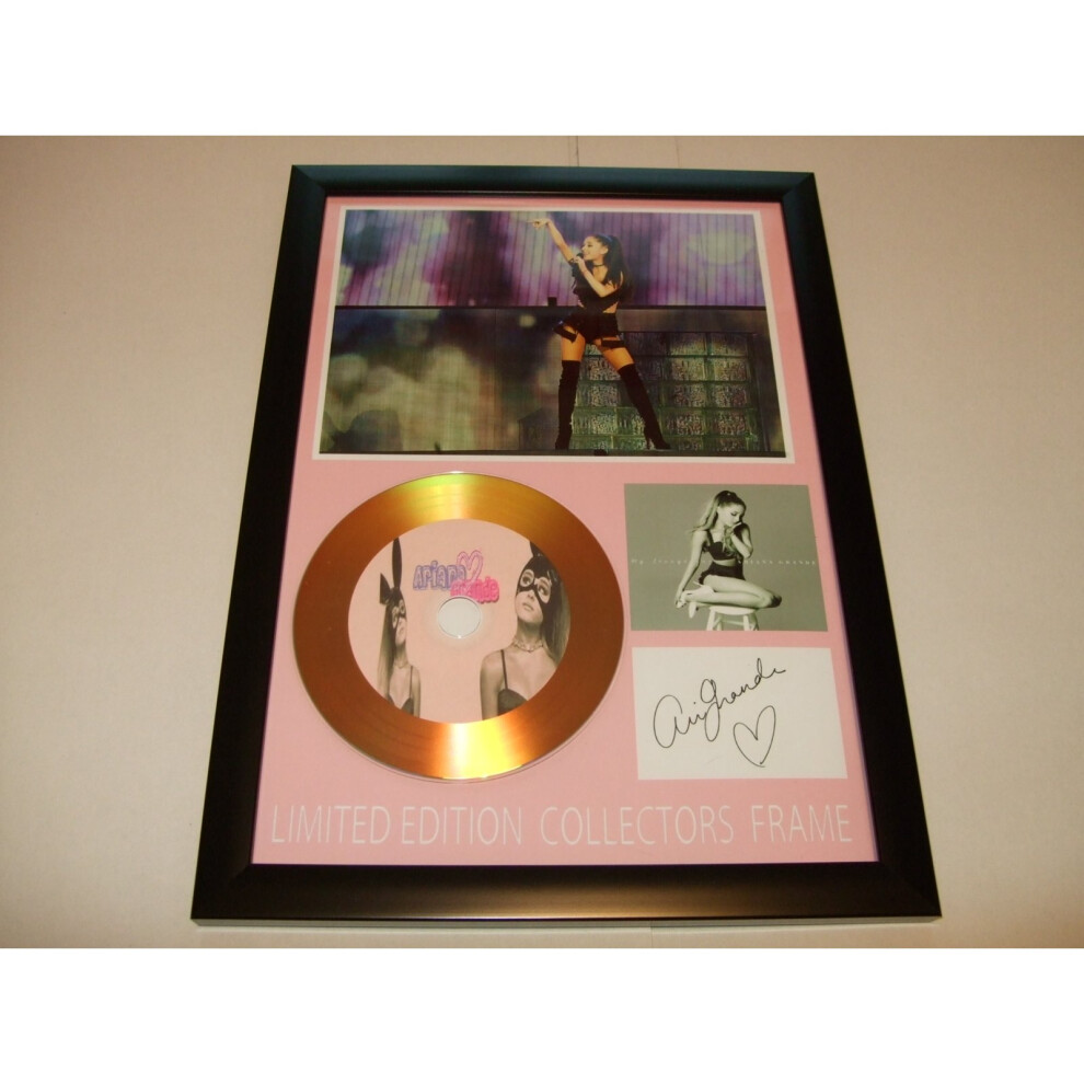 ariana grande gold disc