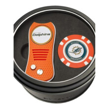 Team Golf 637556315533 Miami Dolphins Tin Set - Switchfix, Golf Chip