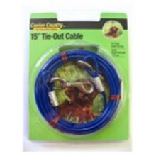 Westminster Pet Products 223852 15 ft. Pet Expert Light Weight Tie-Out Cable for Dogs, Blue
