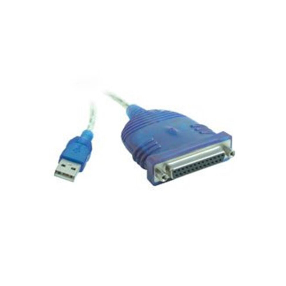 6Ft Usb To Db25 Ieee-1284 Parallel Printer Adapter 657248085117