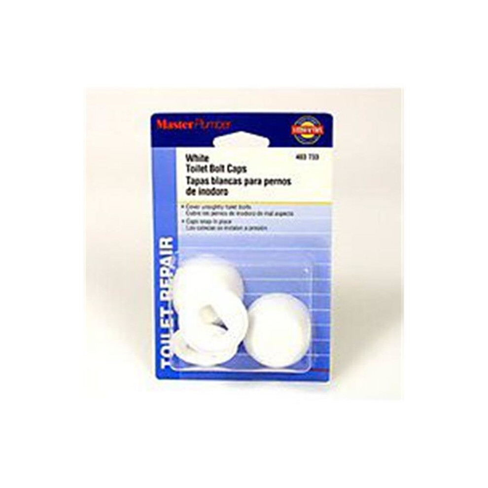 Master Plumber White Toilet Bolt Cap 723902373767