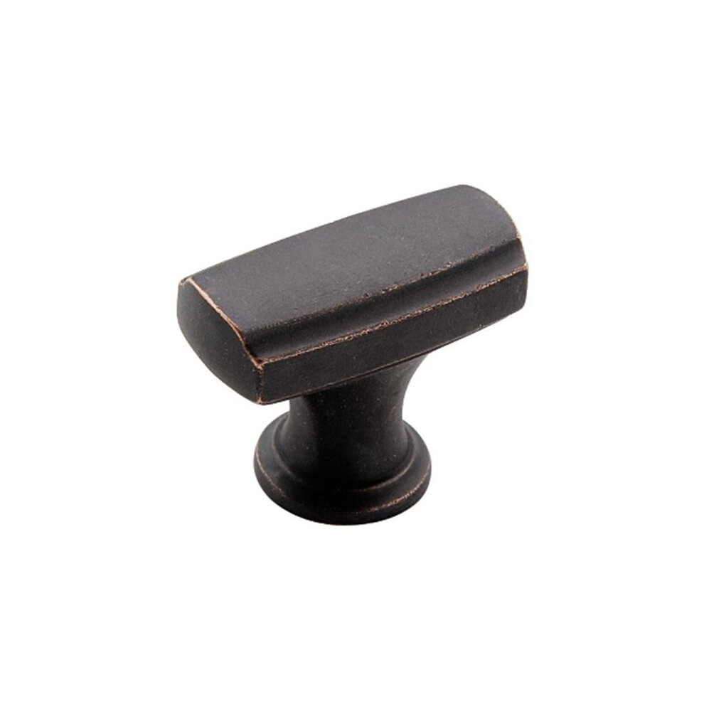 Highland Ridge Square Knob - Dark Oiled Bronze 657248419547