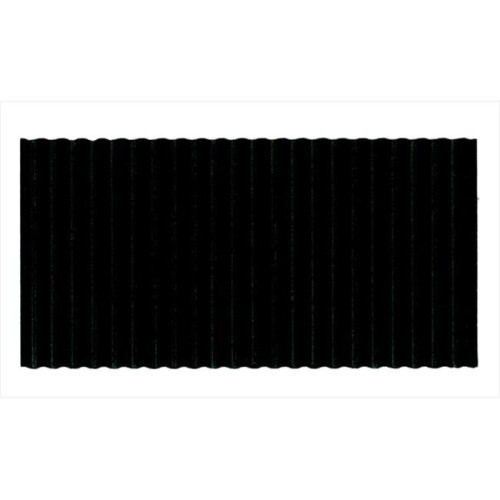 Fade Resistant Solid Color Corrugated Paper Roll, Black