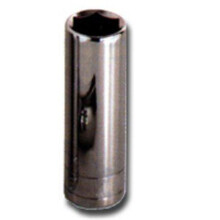 1/4 Inch Drive Deep 6 Point Chrome Socket 10mm