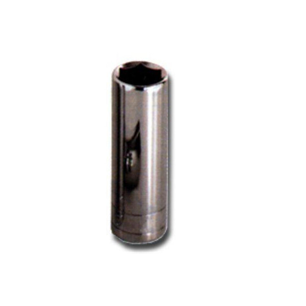 1/4 Inch Drive Deep 6 Point Chrome Socket 10mm