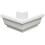 27202 Aluminum Gutter Outside Mitre White - 5 In. 1