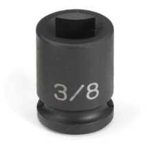 GREY PNEUMATIC  .38 in. Drive x .38 in. Square Female Pipe Plug Socket