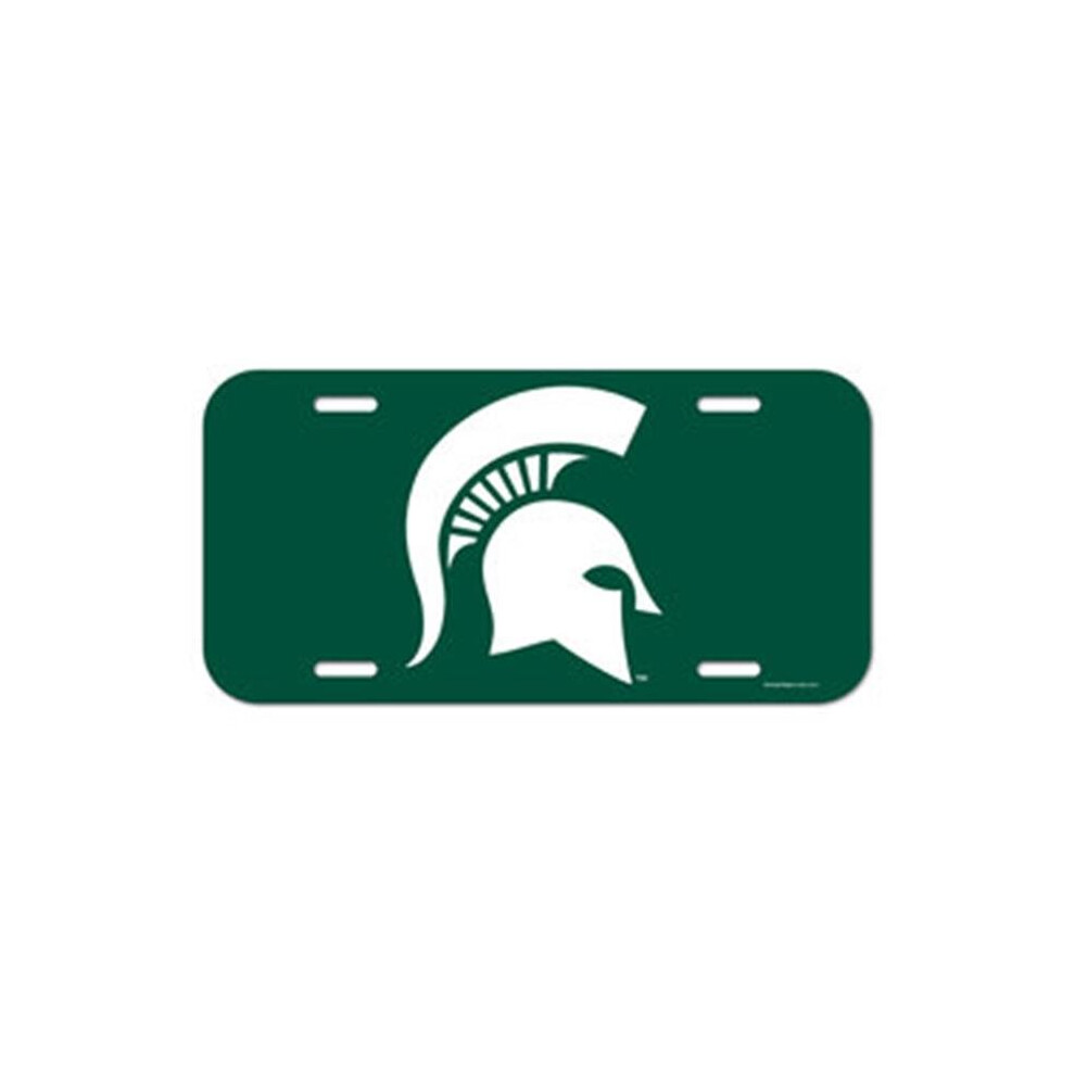 Michigan State Spartans Plastic License Plate 652513261739