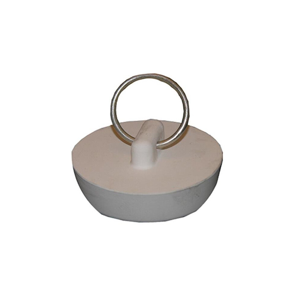 02-3217 2 In. White Hollow Rubber Sink Stopper, Pack Of 6 723902341674