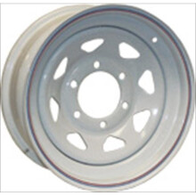 20428 15 x 5 Tire & Wheel 5 Lug Wheel Spoke, White