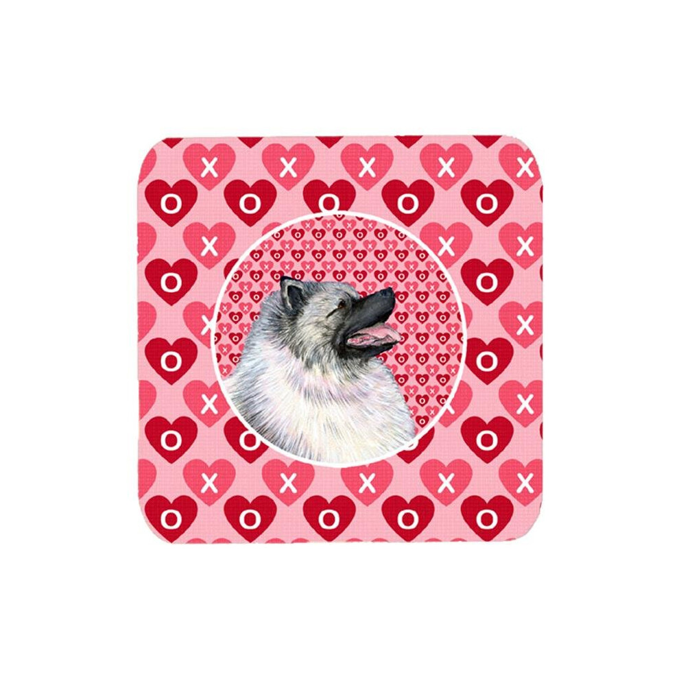 Keeshond Foam Coasters, Set Of 4-image-OPC-PW9H6W-NEW