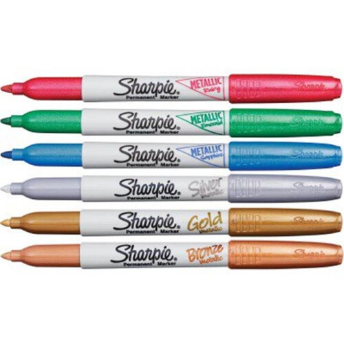 Sharpie Sanford SAN2029678 Sharpie Metallic Permanent Marker, Assorted Color
