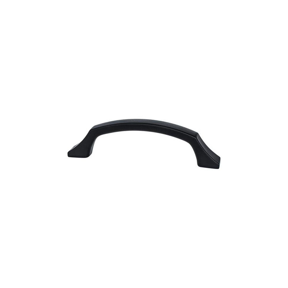 96 Mm Century Edge Pull, Matte Black 739608092857