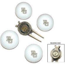 NCAA Baylor Bears 4 Golf Ball & Divot Tool Set