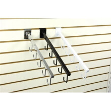 SPW-5H 5-Hook Square Waterfall for Slatwall, White