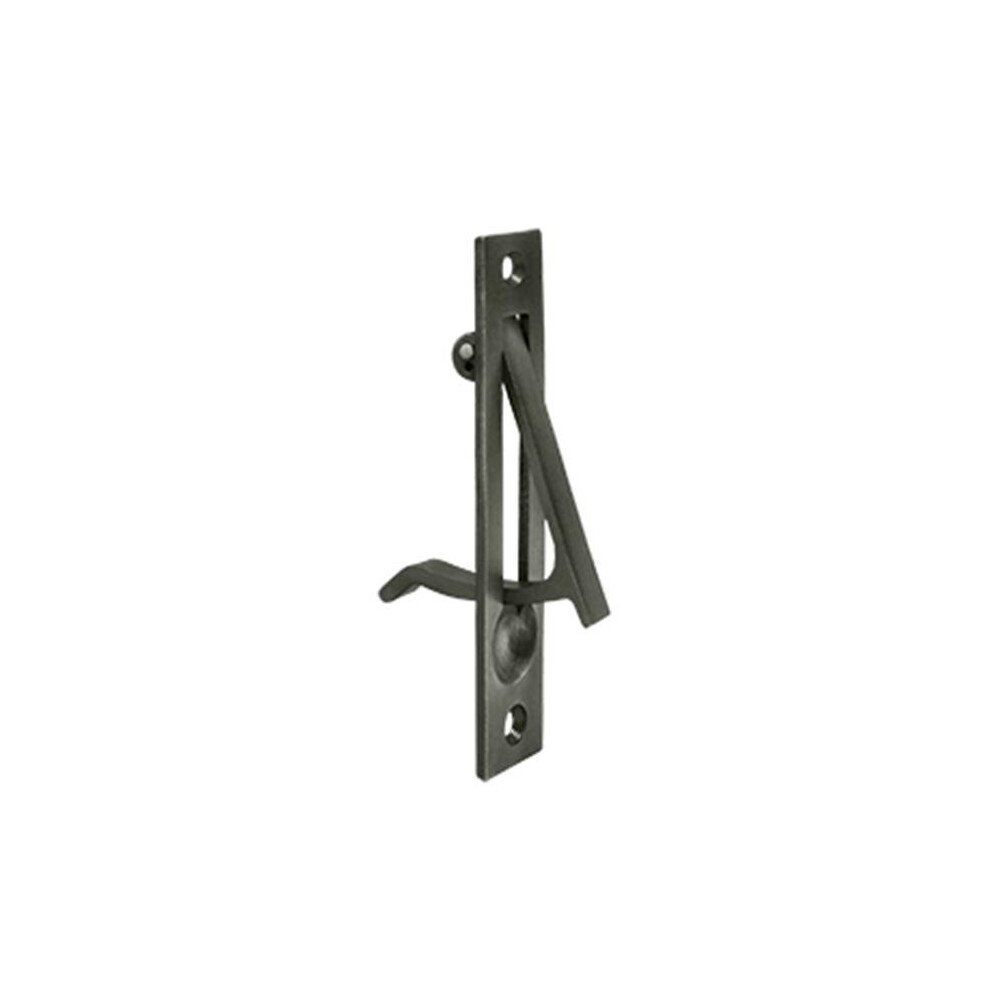 4 In. Edge Pull, Antique Nickel - Solid 746591441128