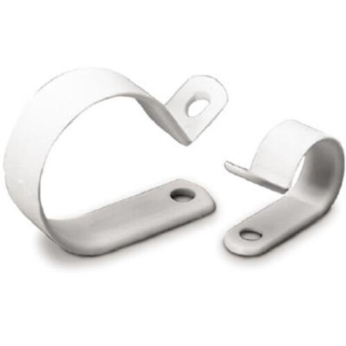 VORTEX PPC-1525 0.25 in. Plastic Clamp - 18 Pack, White