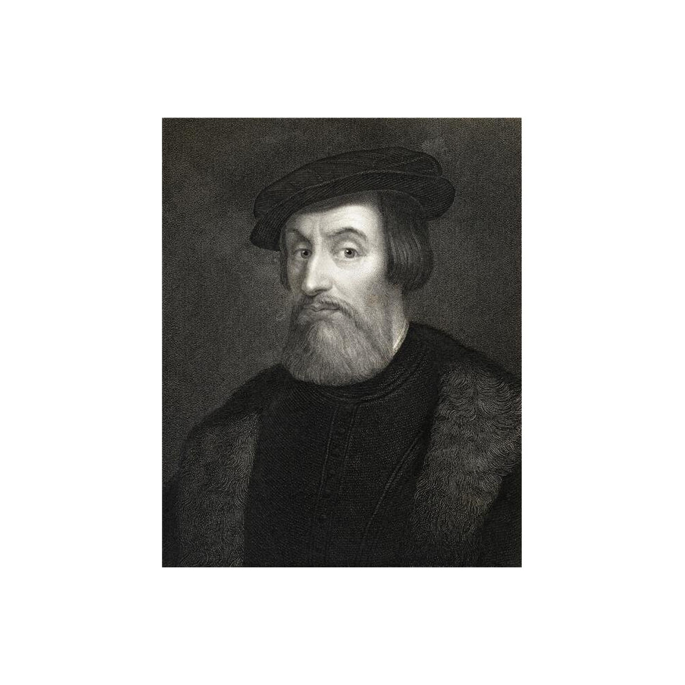 Brainboosters Hernan Cortes Pizarro Marqu-S Del Valle De Oaxaca 1485-1547 Spanish Conquistador From The Book Gallery Of Portraits Poster Print, Large - 26 X 34
