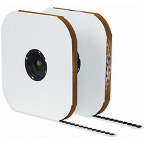 87 in.- Loop- Black Cloth Tie Tape- Individual Dots