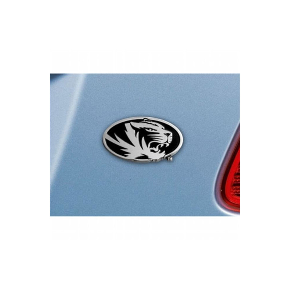 Missouri Tigers Ncaa Chrome Car Emblem, 2.3 X 3.7 In. 723902755099