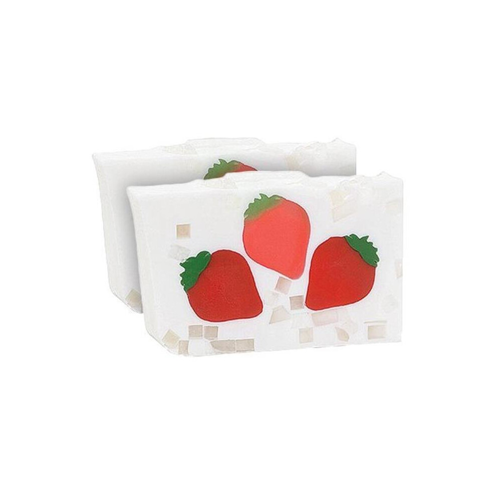 Eupepsia Strawberry Bar Soap In Shrinkwrap - 5.8 Oz.