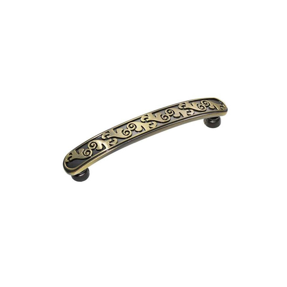 Utopia Alley Roma Antique Brass Cabinet Pull 3.8″ Center To Center 815011028420