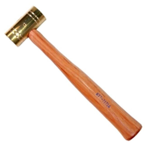 Keen 16 oz Brass Hammer with Wooden Handle