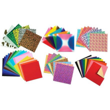 SAX 1542714 Origami Paper School Pack, Assorted Colors, 247 Sheets