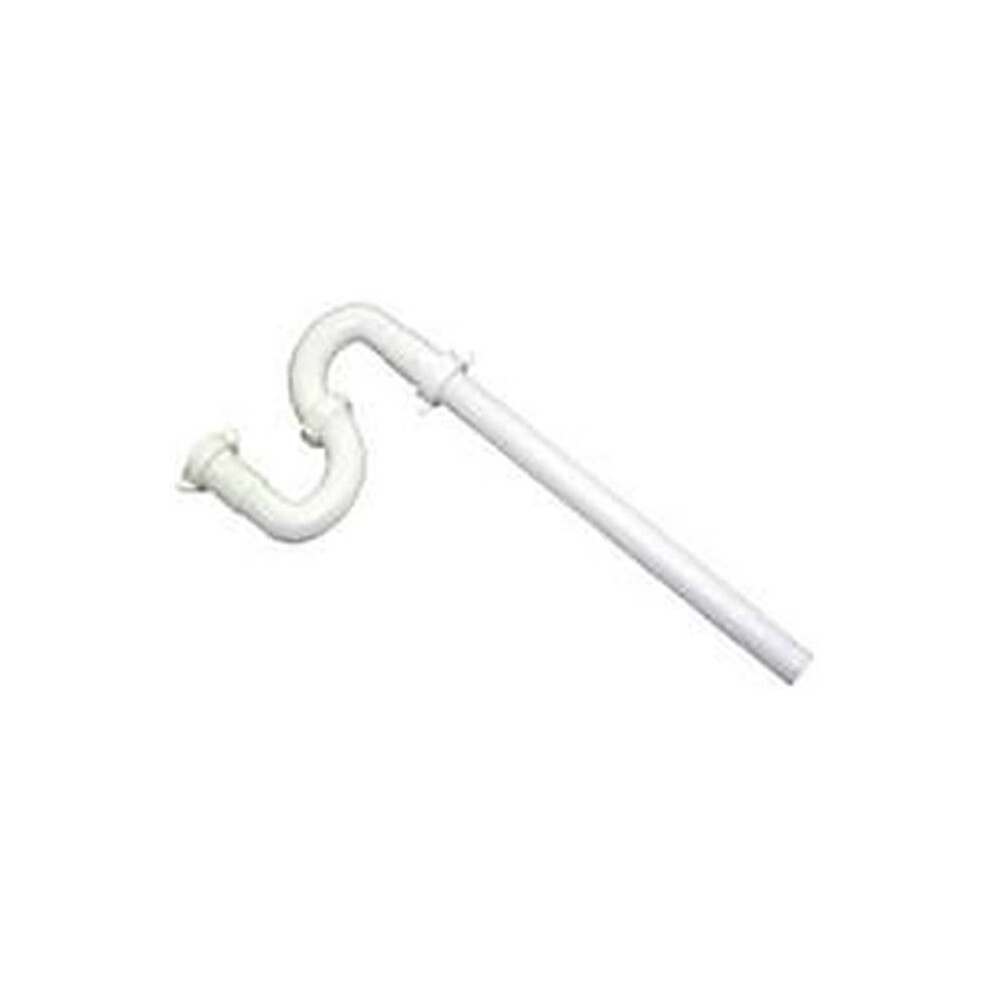 Master Plumber White Plastic Lavatory Floor Trap 723902248690