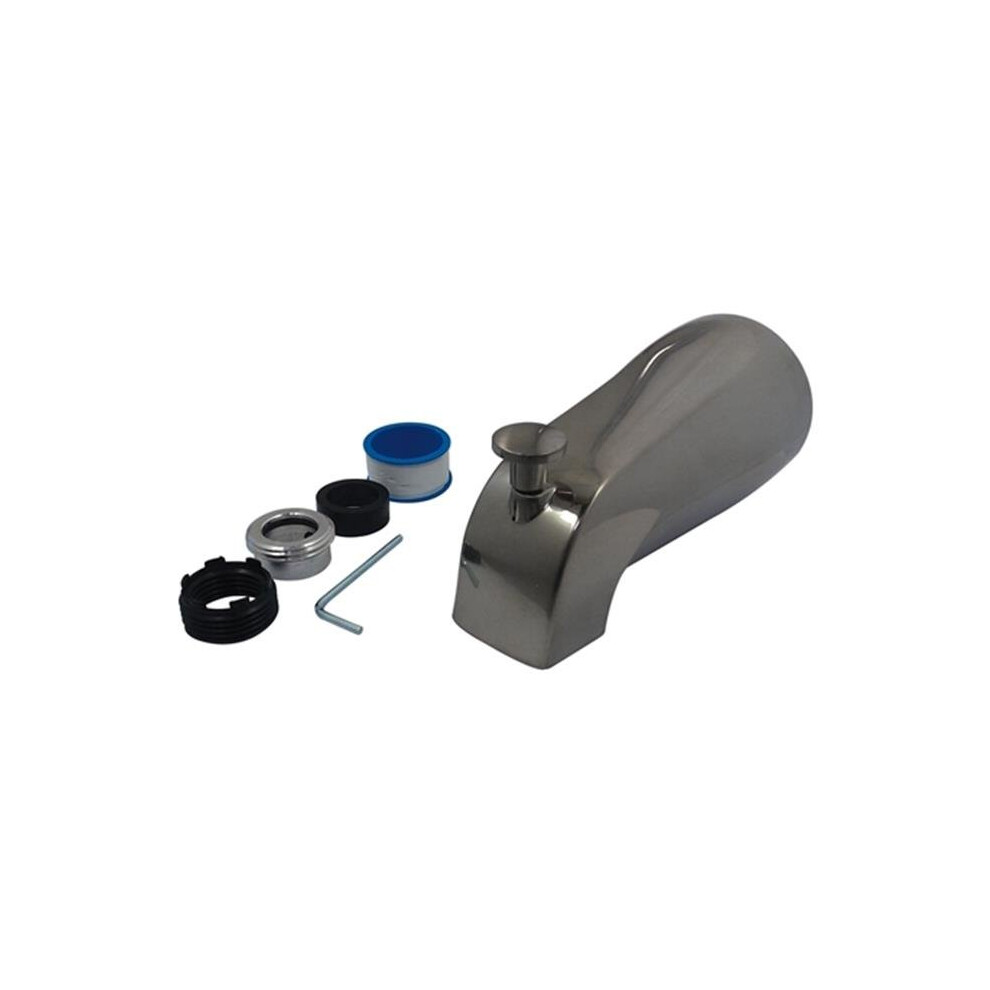 5.37 In. Made To Match Universal Diverter Tub Spout, Satin Nickel 661541537884