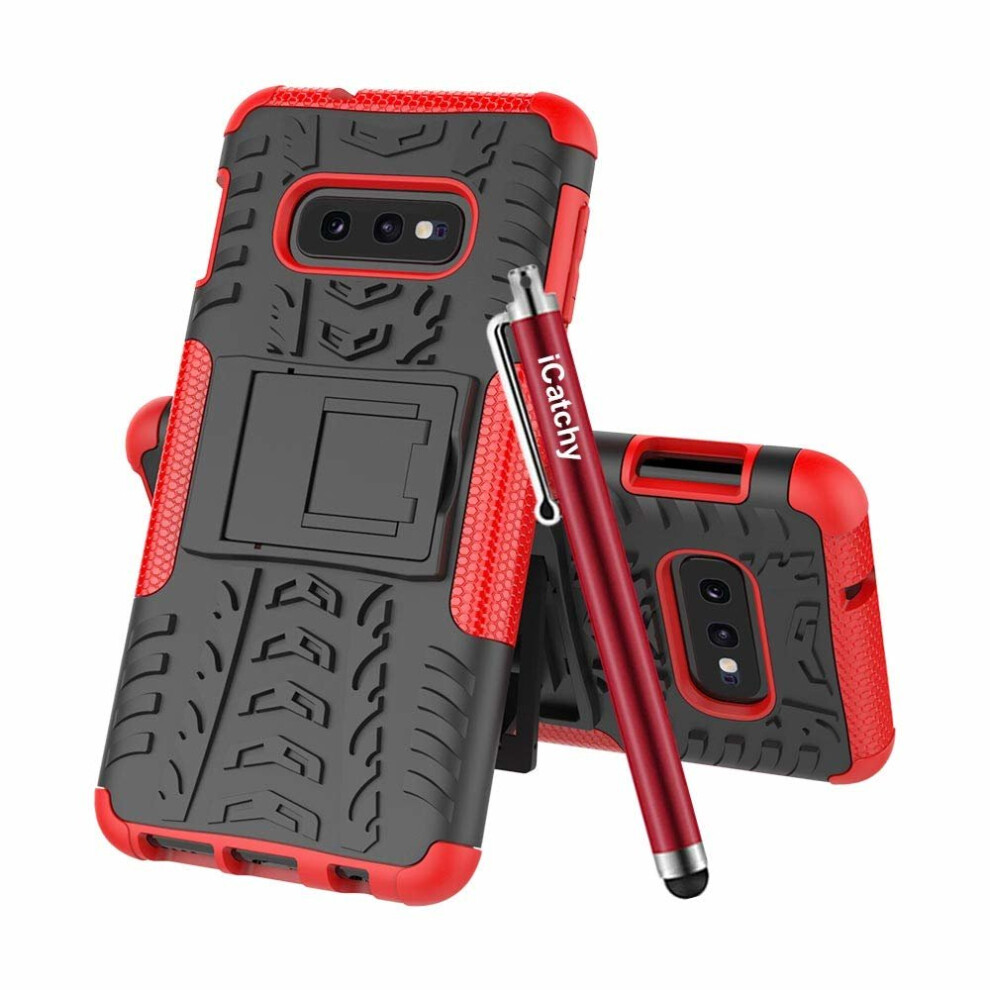 (Red) For Samsung Galaxy S10e Shockproof Case Cover