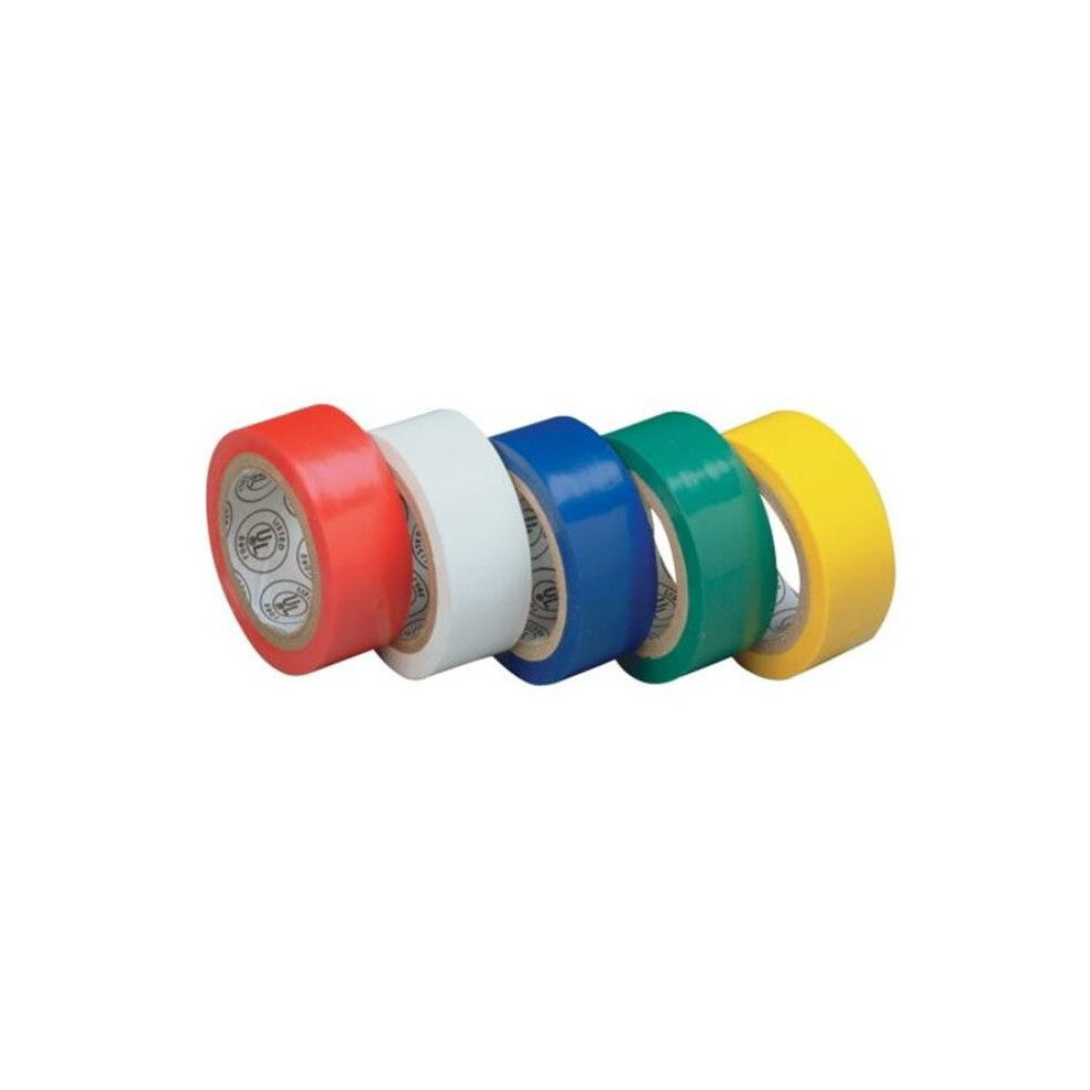 Vortex 75 In. X 12 Ft. Assorted Colors Electrical Tape