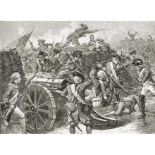 Capture of A Redoubt At Yorktown 1781. From the Book A Brief History of the Poster Print, 17 x 12