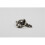 Cabinet Ring Pull with Backplate, Aged Pewter 1