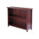 Milan Storage Shelf or Bookcase 3-Tier Long- Antique Walnut 1