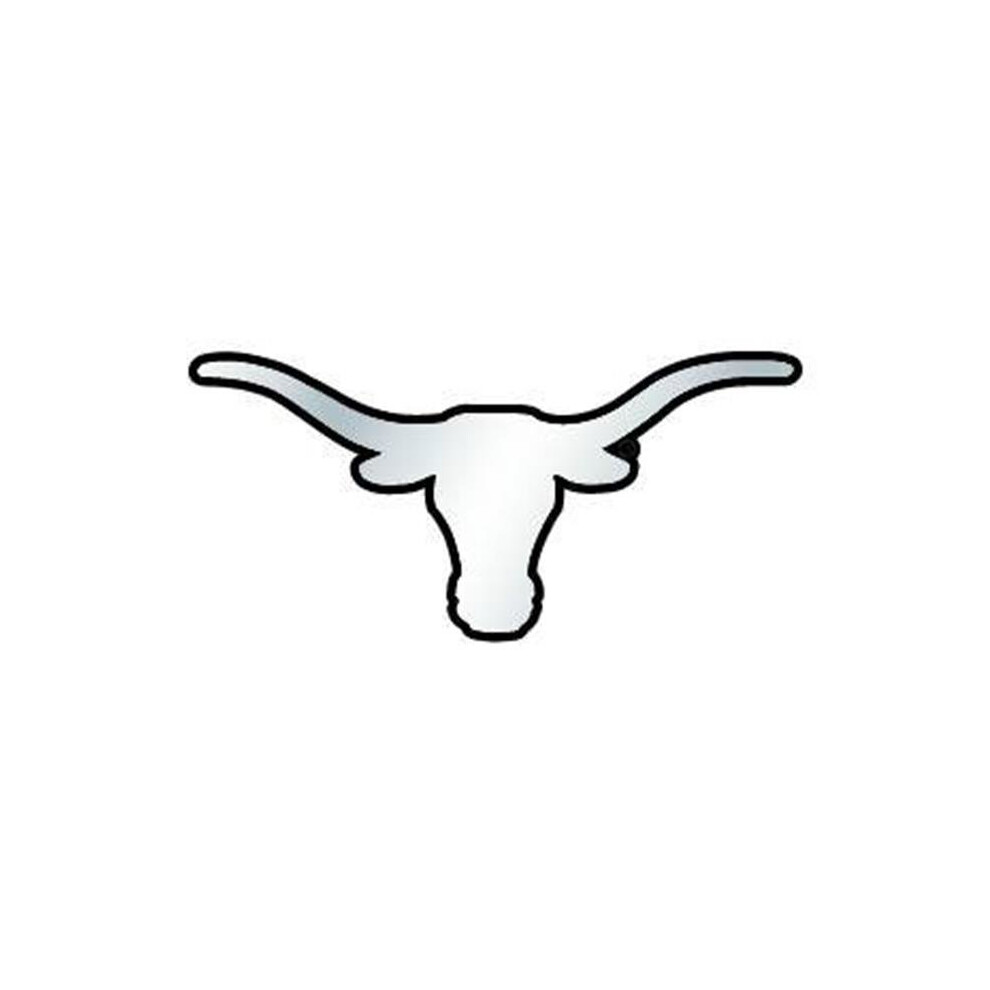 Texas Longhorns Auto Emblem - "Longhorn" Silver 654204109313