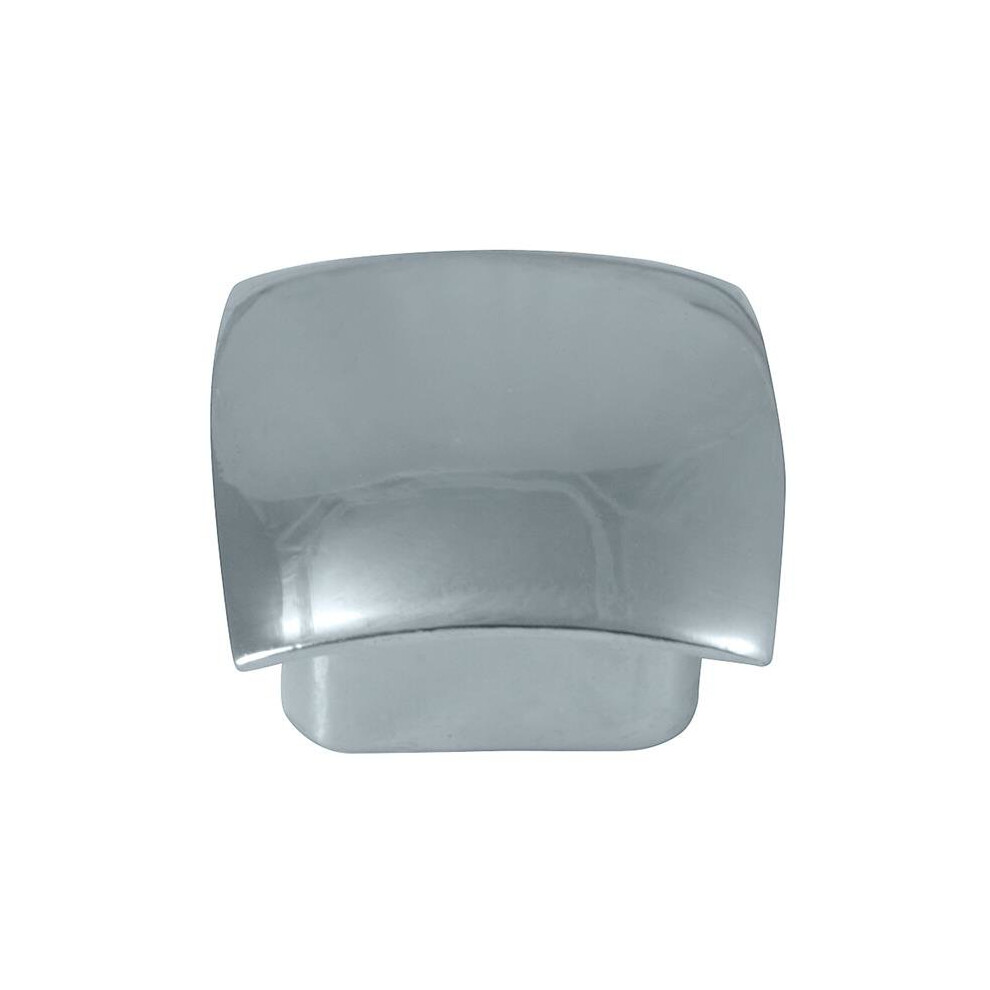1.5 In. Aventura Square Knob - Polished Chrome 723902039571