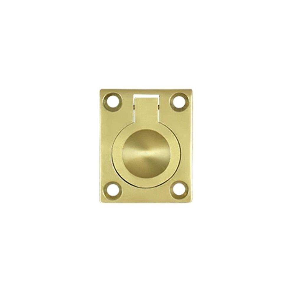 1.75 X 1.37 In. Flush Ring Pull, Bright 753153388142