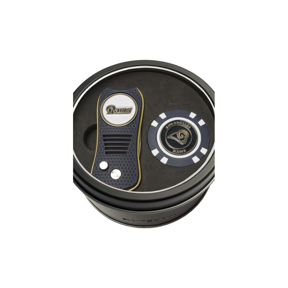 Photos - Golf Team 637556325532 Los Angeles Rams Tin Set - Switchfix, Chip 32553