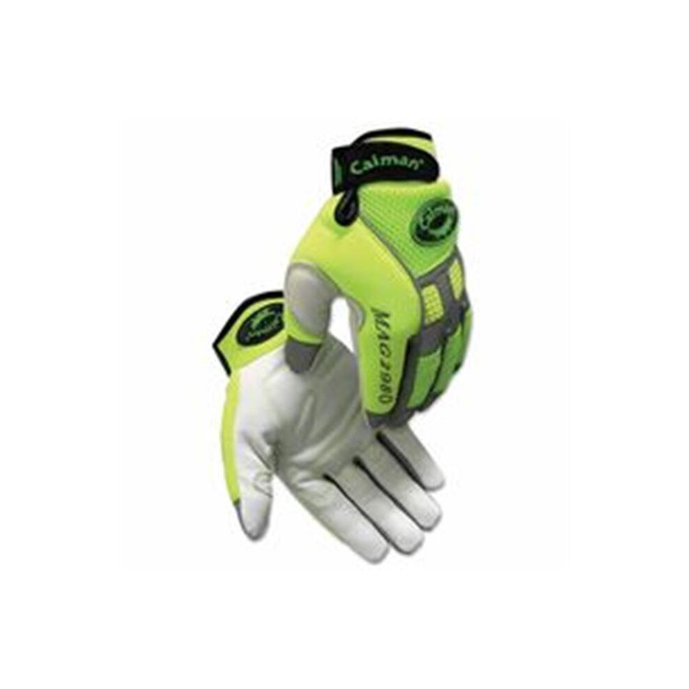 Mech Glv Hi-Vis Goat Grain Palm