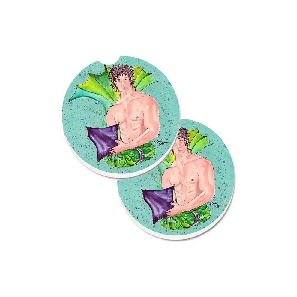 Merman Set Of 2 Cup Holder Car Coaster 652513480871